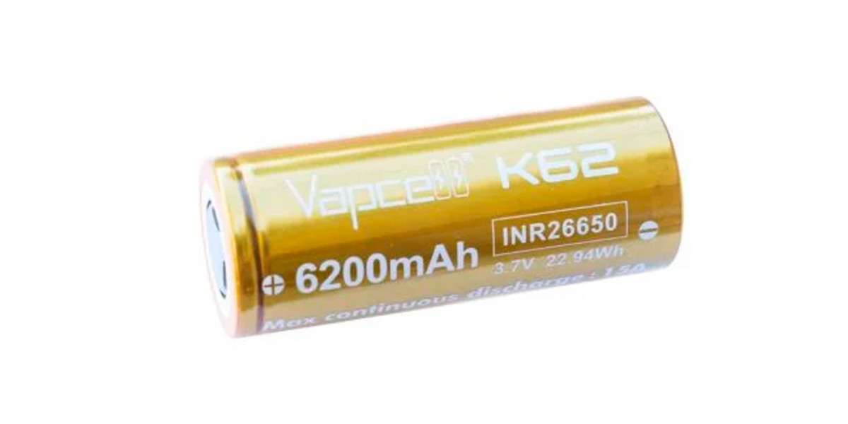 Unlocking Power and Durability Exploring the VAPCELL K62 26650 15A Flat Top 6200mAh Battery